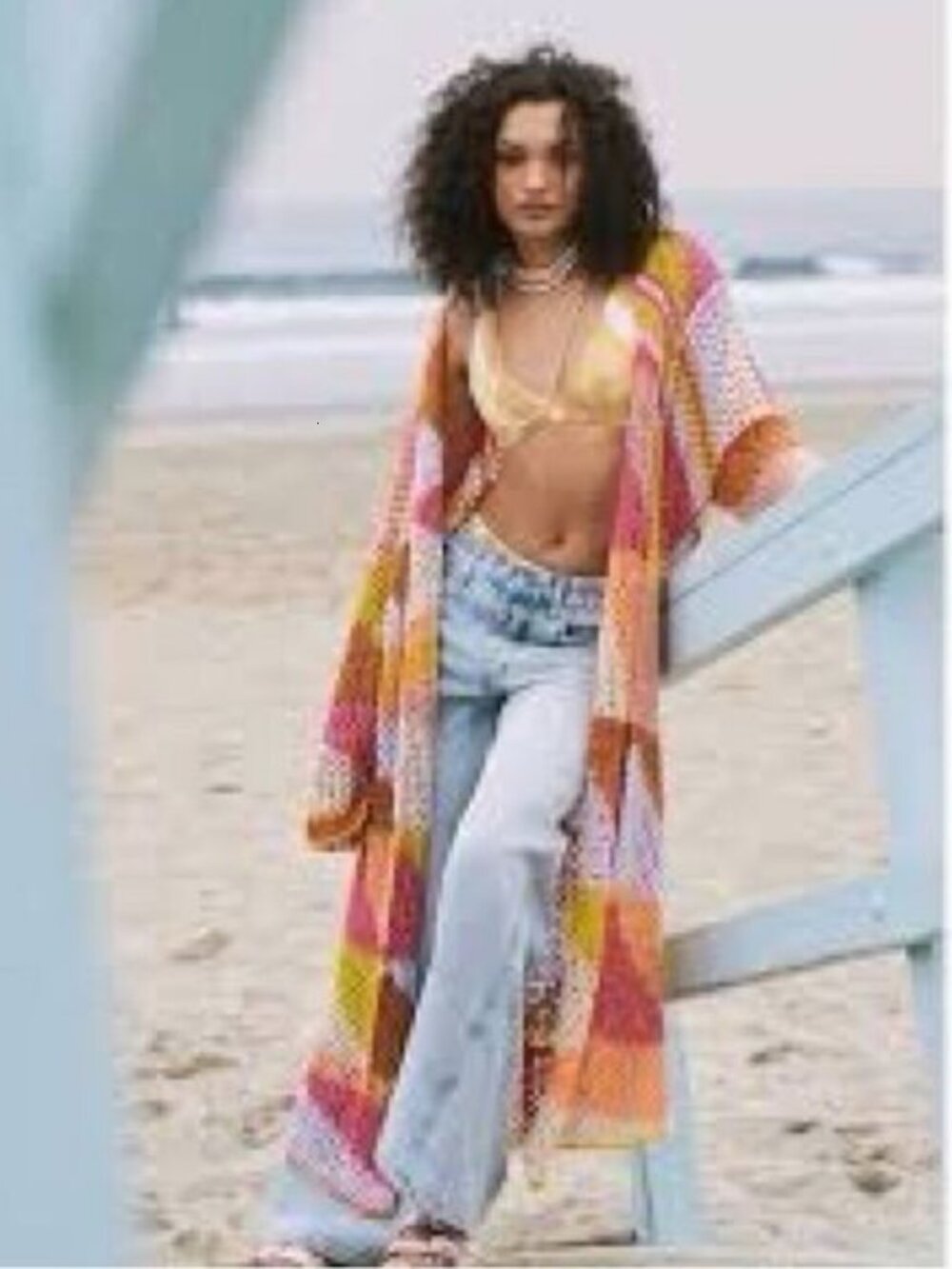 FREE PEOPLEChasing Rainbows Cardi